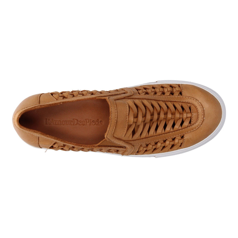 L'Amour Des Pieds Karsha Leather Sneaker Womens Shoes 