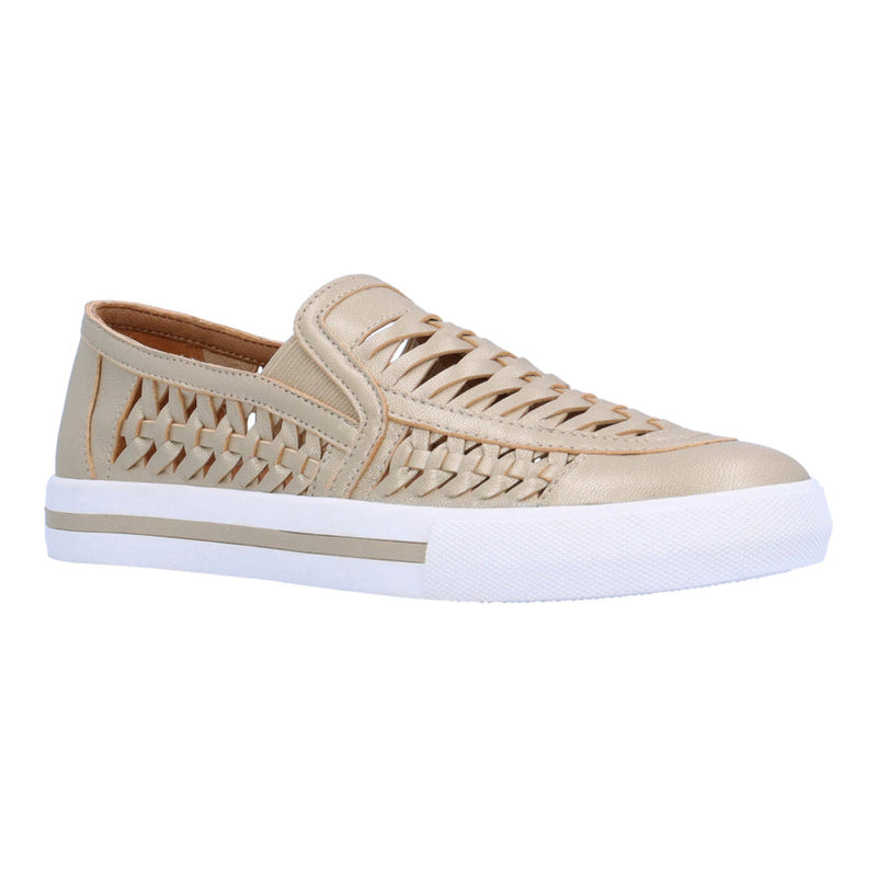L'Amour Des Pieds Karsha Leather Sneaker Womens Shoes Platino Met Nappa