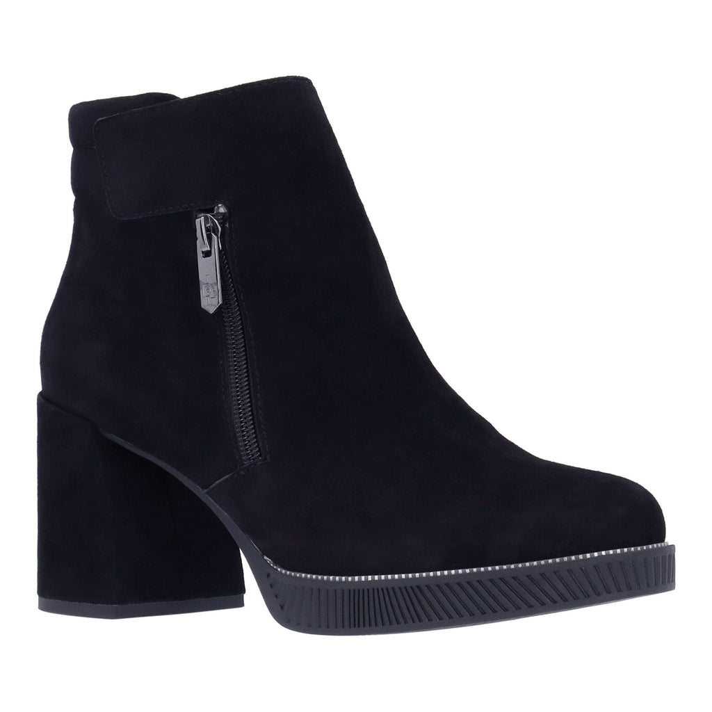 L'Amour Des Pieds Lanelle Boot Womens Shoes Black Kid Suede