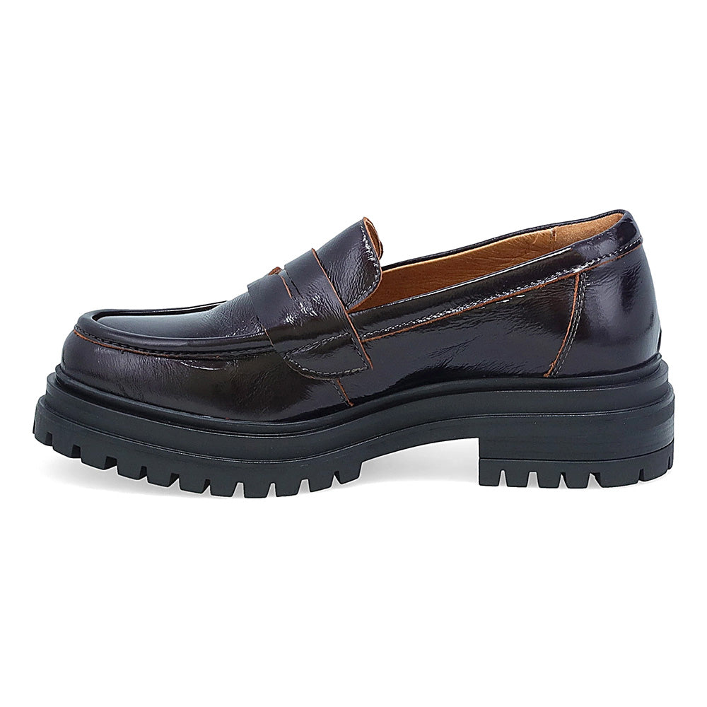 Miz Mooz Legend Chunky Platform Loafer Womens Shoes 