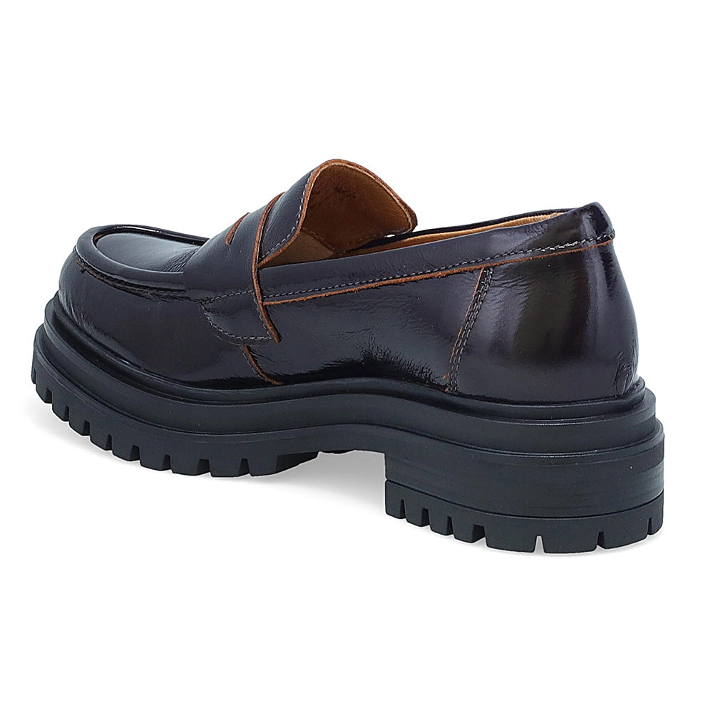 Miz Mooz Legend Chunky Platform Loafer Womens Shoes 