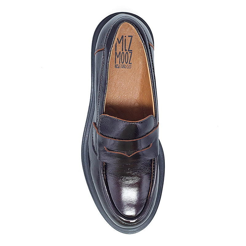 Miz Mooz Legend Chunky Platform Loafer Womens Shoes 