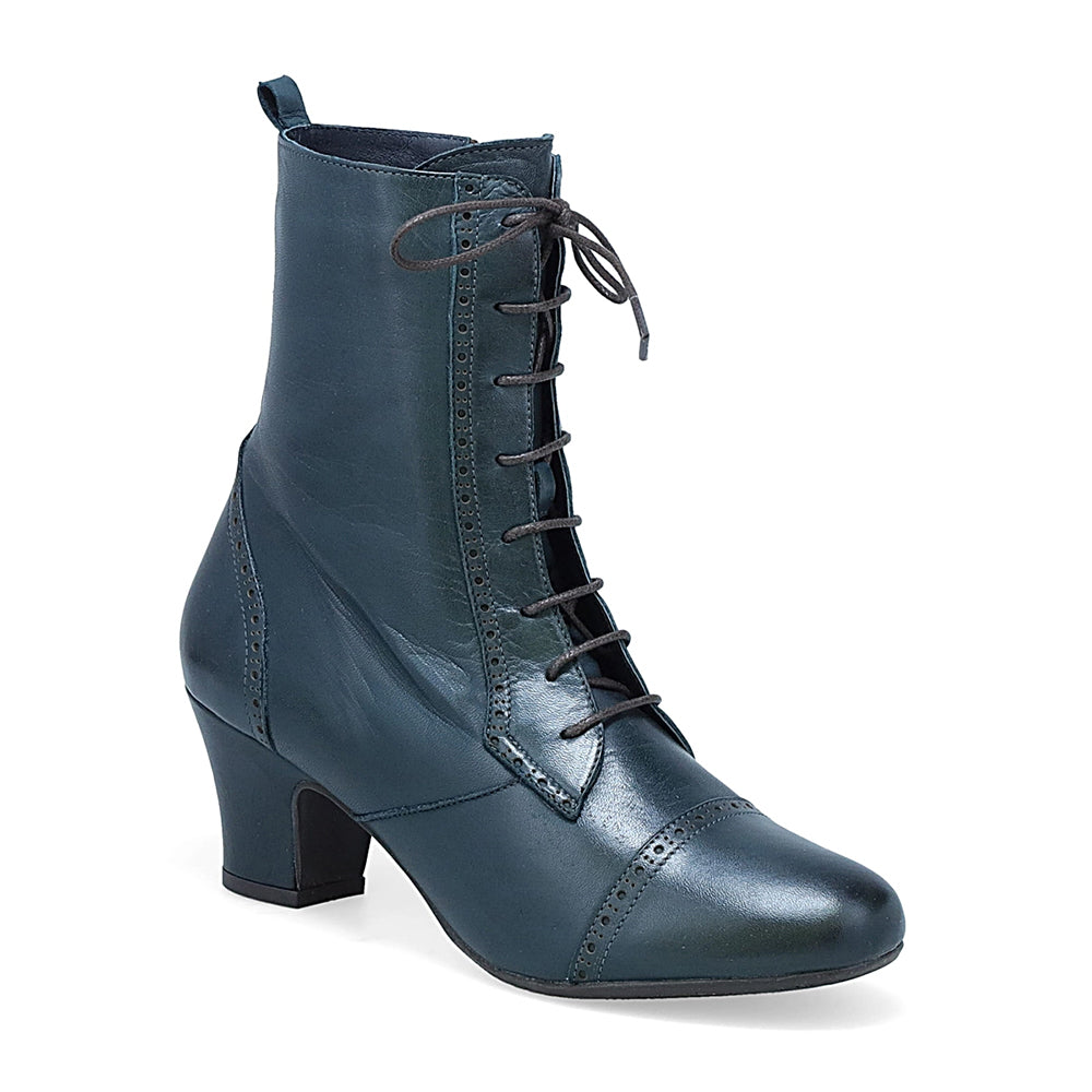 Miz Mooz Flicka Heeled Victorian Style Leather Boot | Simons Shoes