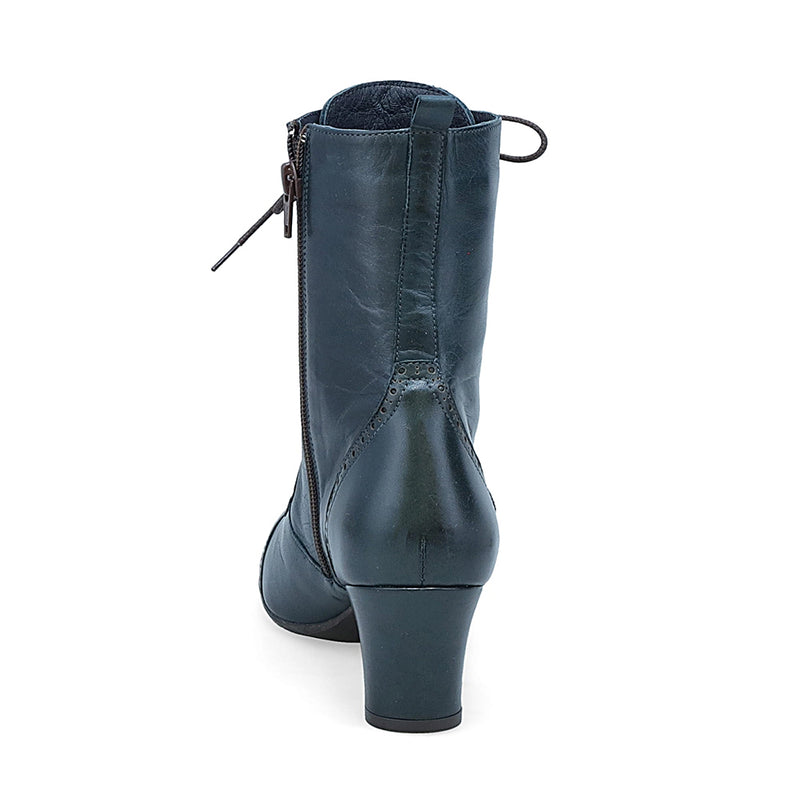 Miz Mooz Flicka Heeled Victorian Style Leather Boot | Simons Shoes