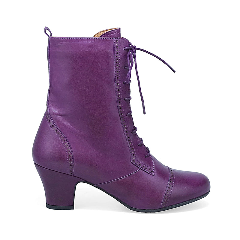 Miz Mooz Flicka Heeled Victorian Style Leather Boot | Simons Shoes