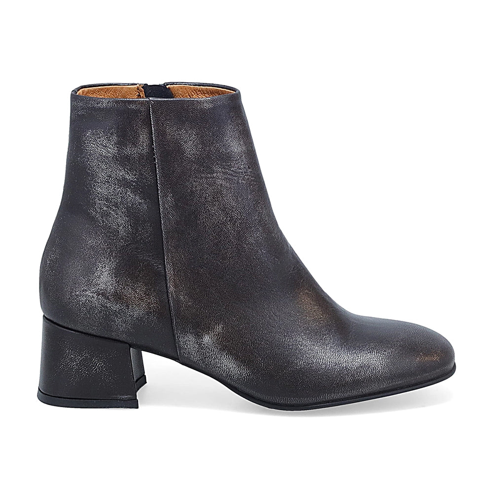 Miz Mooz Garin Heeled Sleek Ankle Bootie Side Zip | Simons Shoes