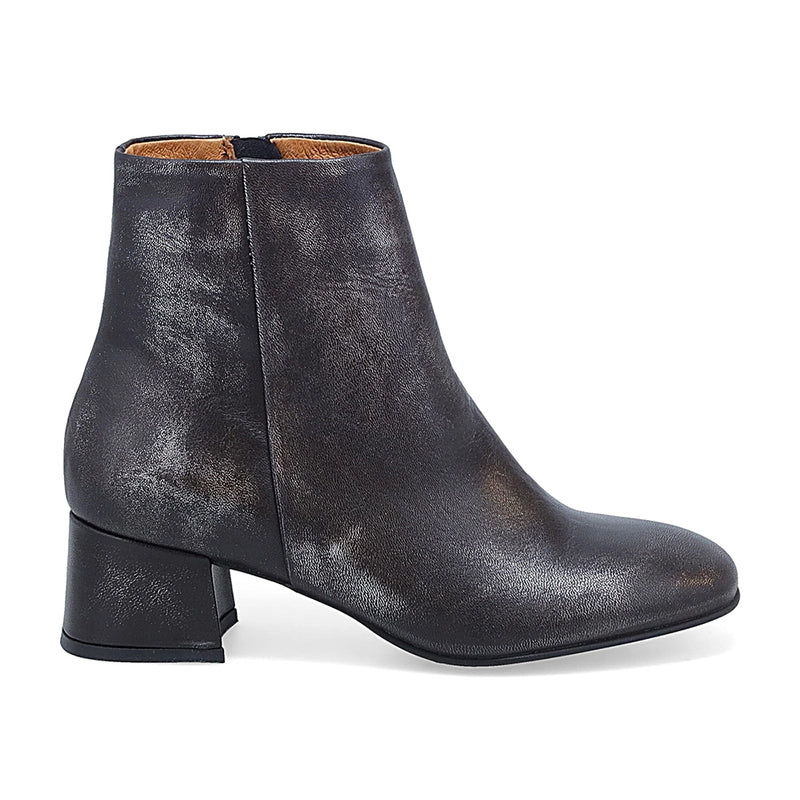 Miz Mooz Garin Heeled Sleek Ankle Bootie Side Zip | Simons Shoes