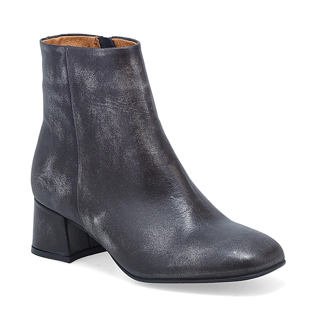 Miz Mooz Garin Heeled Sleek Ankle Bootie Side Zip | Simons Shoes