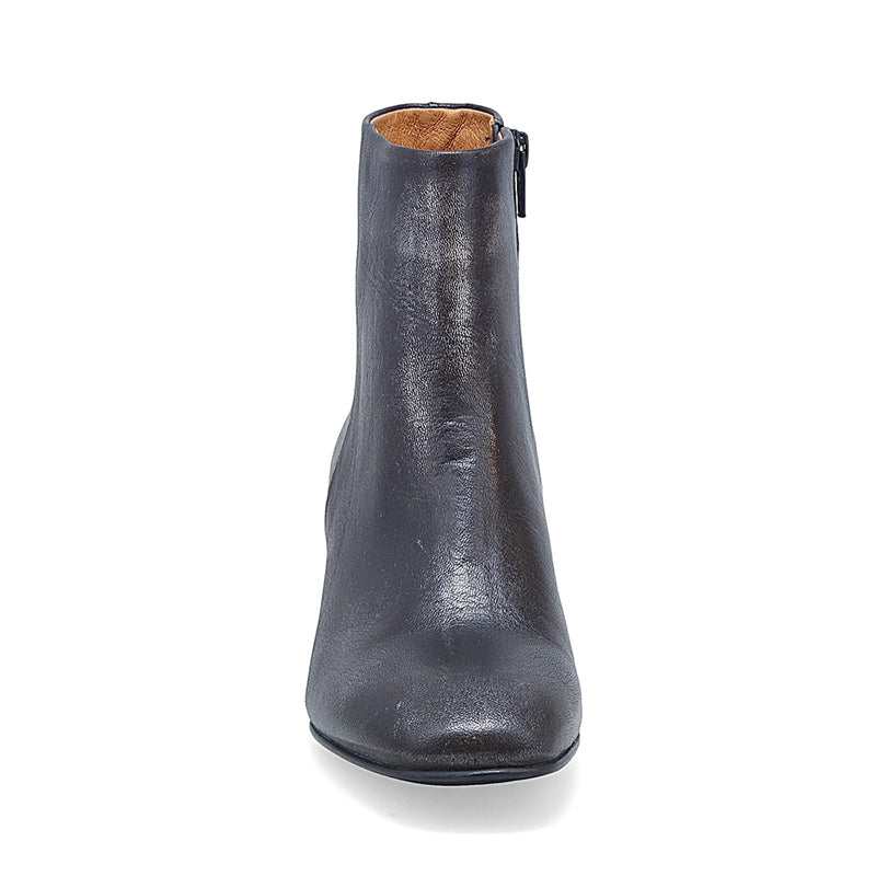 Miz Mooz Garin Heeled Sleek Ankle Bootie Side Zip | Simons Shoes