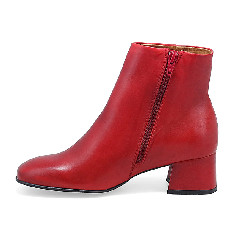 Miz Mooz Garin Heeled Sleek Ankle Bootie Side Zip | Simons Shoes