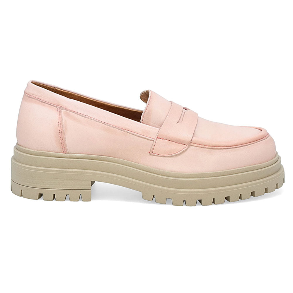 Miz Mooz Legend Chunky Platform Loafer Womens Shoes 