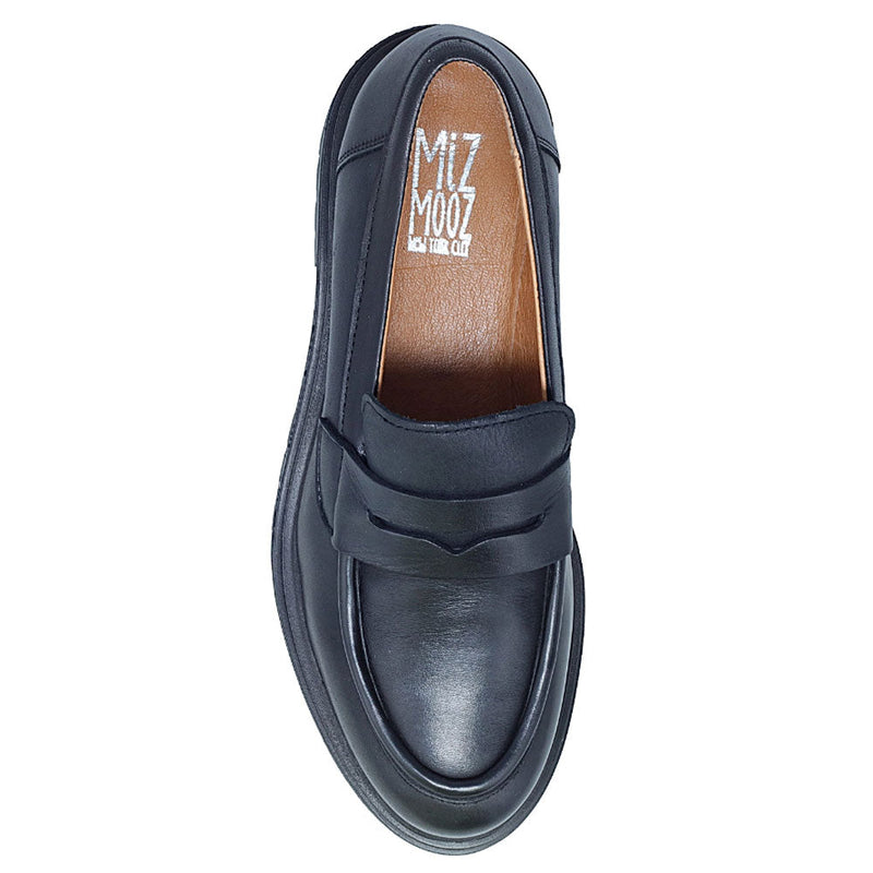 Miz Mooz Legend Chunky Platform Loafer Womens Shoes 