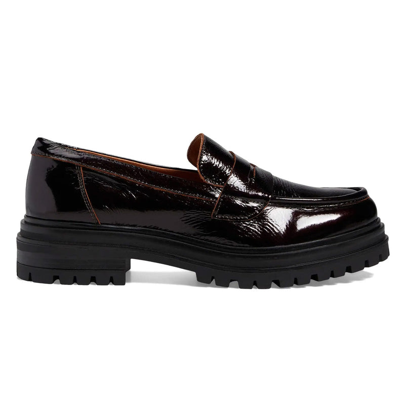 Miz Mooz Legend Chunky Platform Loafer Womens Shoes 
