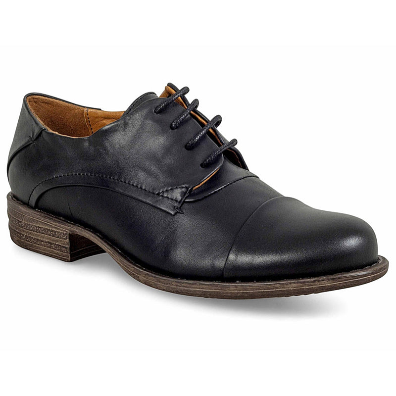 Miz Mooz Letty Oxford Womens Shoes Black