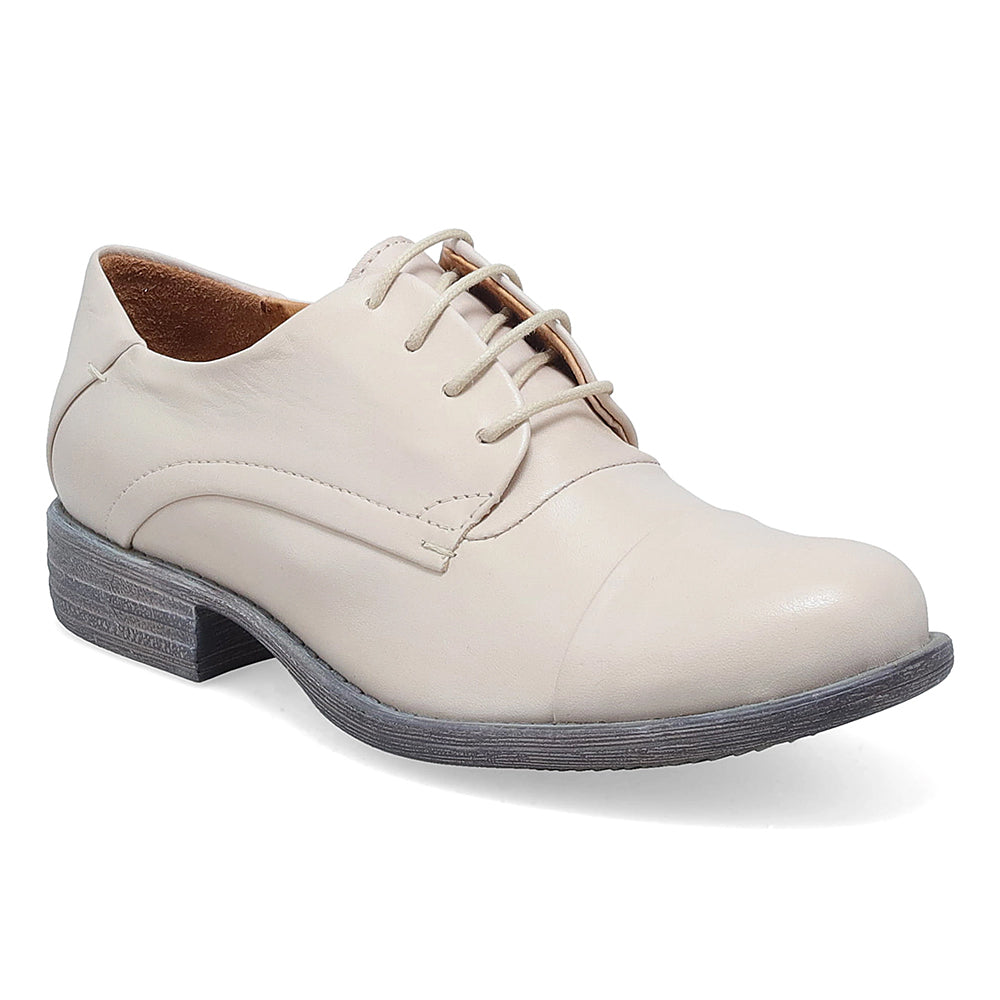 Miz Mooz Letty Oxford Womens Shoes Cream