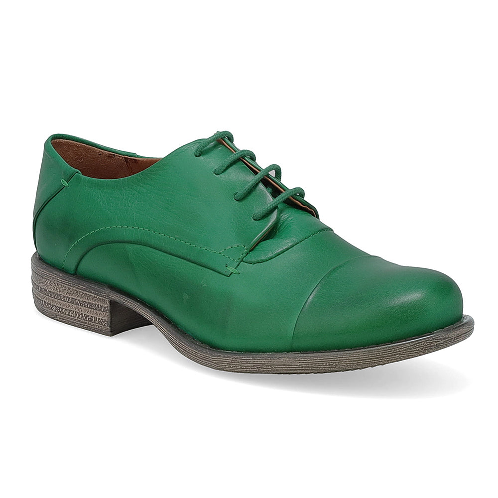 Miz Mooz Letty Oxford Womens Shoes Emerald