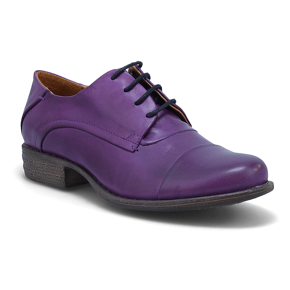 Miz Mooz Letty Oxford Womens Shoes Purple