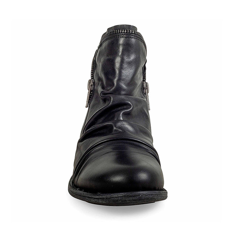 Miz Mooz Luna Women's Leather Ankle Zip Bootie | Simons Shoes