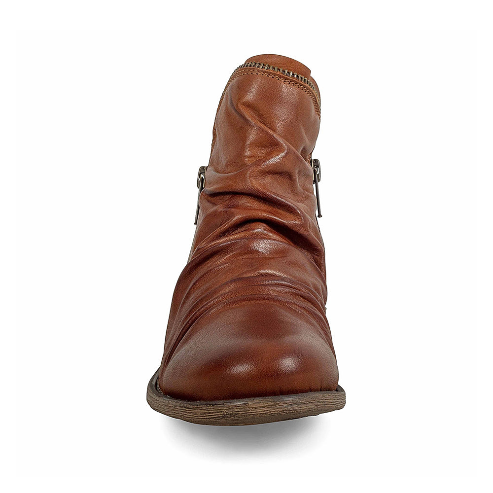 Miz Mooz Luna Women's Leather Ankle Zip Bootie | Simons Shoes