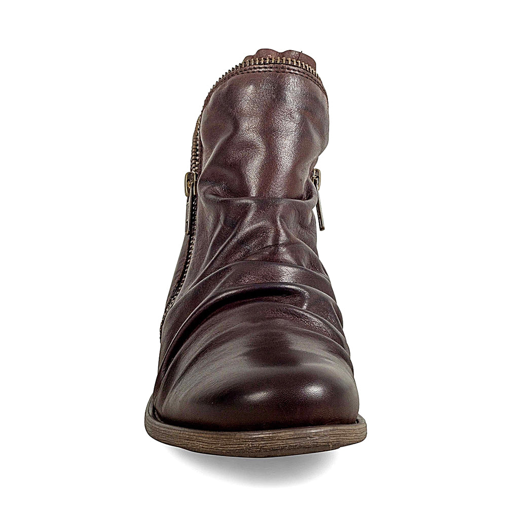 Miz Mooz Luna Women's Leather Ankle Zip Bootie | Simons Shoes