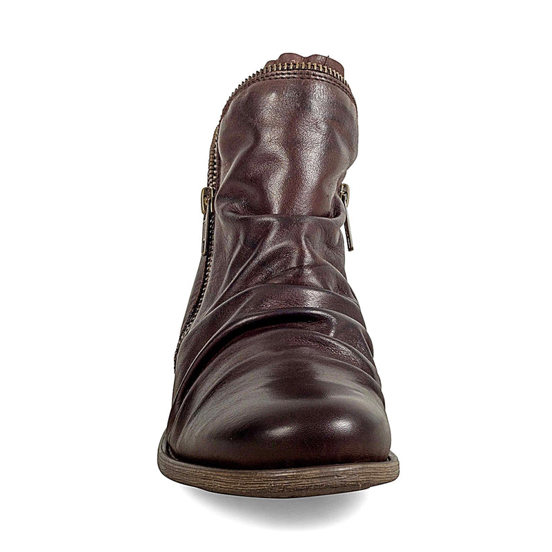 Miz Mooz Luna Women's Leather Ankle Zip Bootie | Simons Shoes