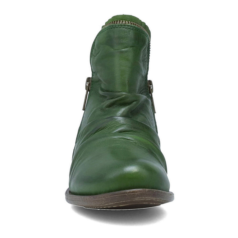 Miz Mooz Luna Women's Leather Ankle Zip Bootie | Simons Shoes