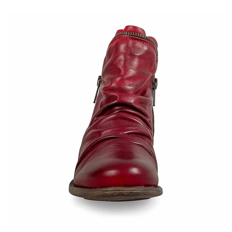 Miz Mooz Luna Women's Leather Ankle Zip Bootie | Simons Shoes