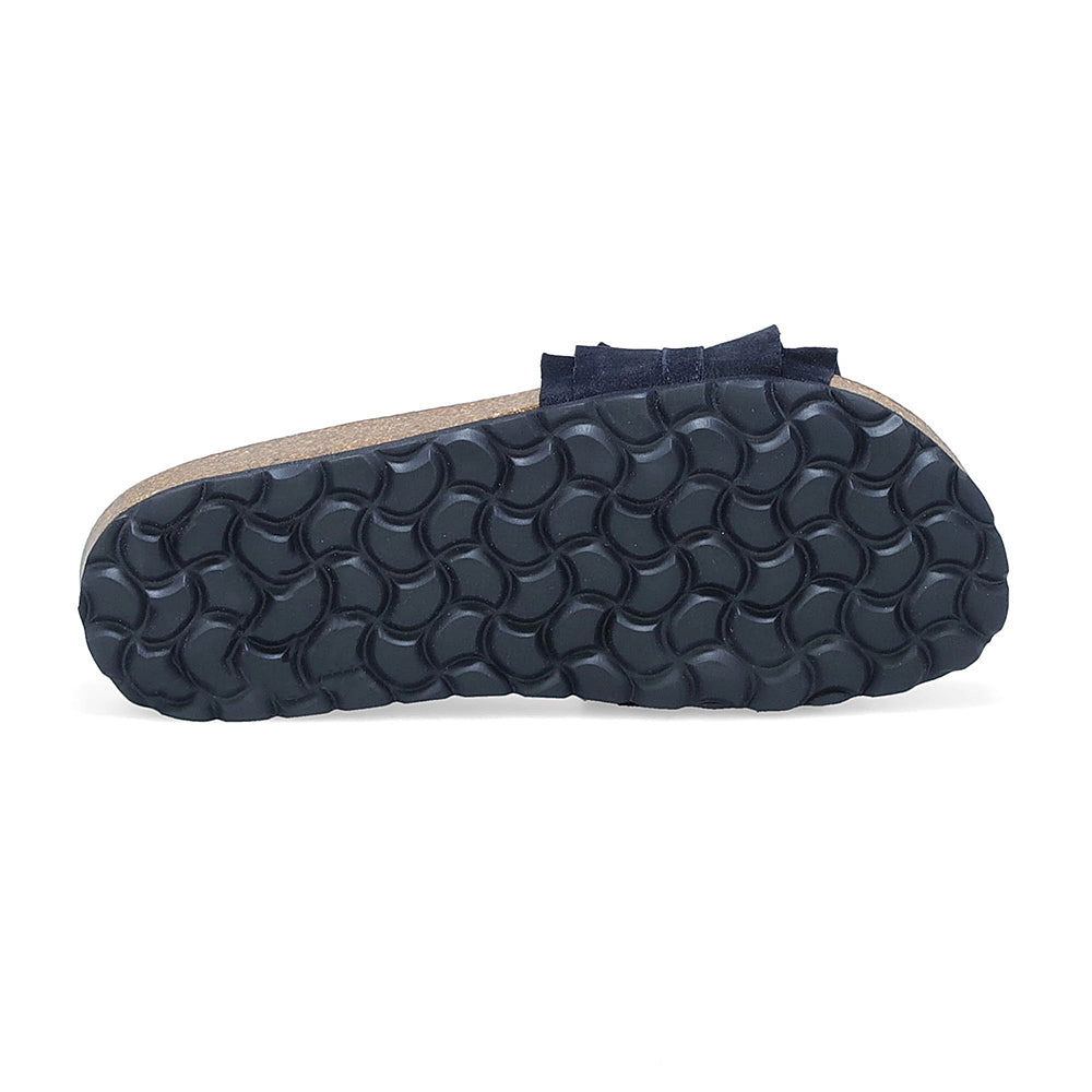 Miz Mooz Rocio Soft Ruffle Slide Sandal | Simons Shoes