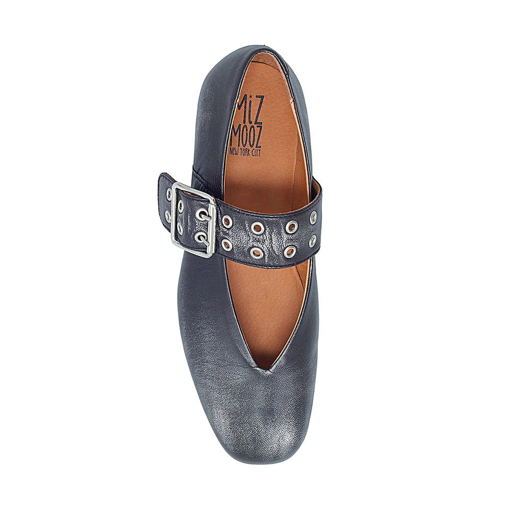 Miz Mooz Zephyr Leather Mary Jane Flat | Simons Shoes