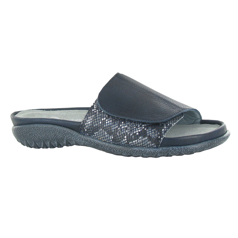 Soft Ink Leather/Navy Python Leather