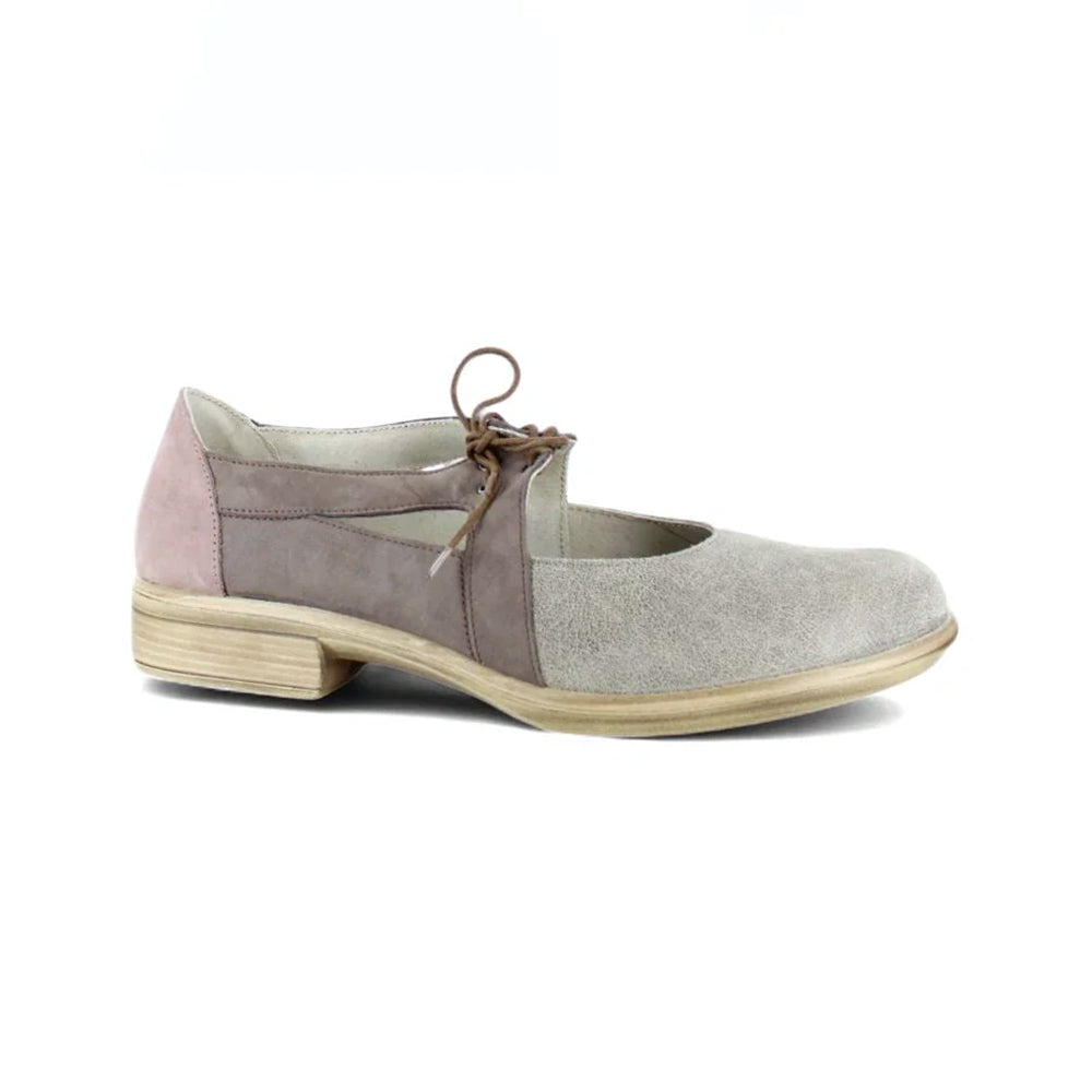 Naot Alisio Cutout Flat Womens Shoes Beige/Mauve