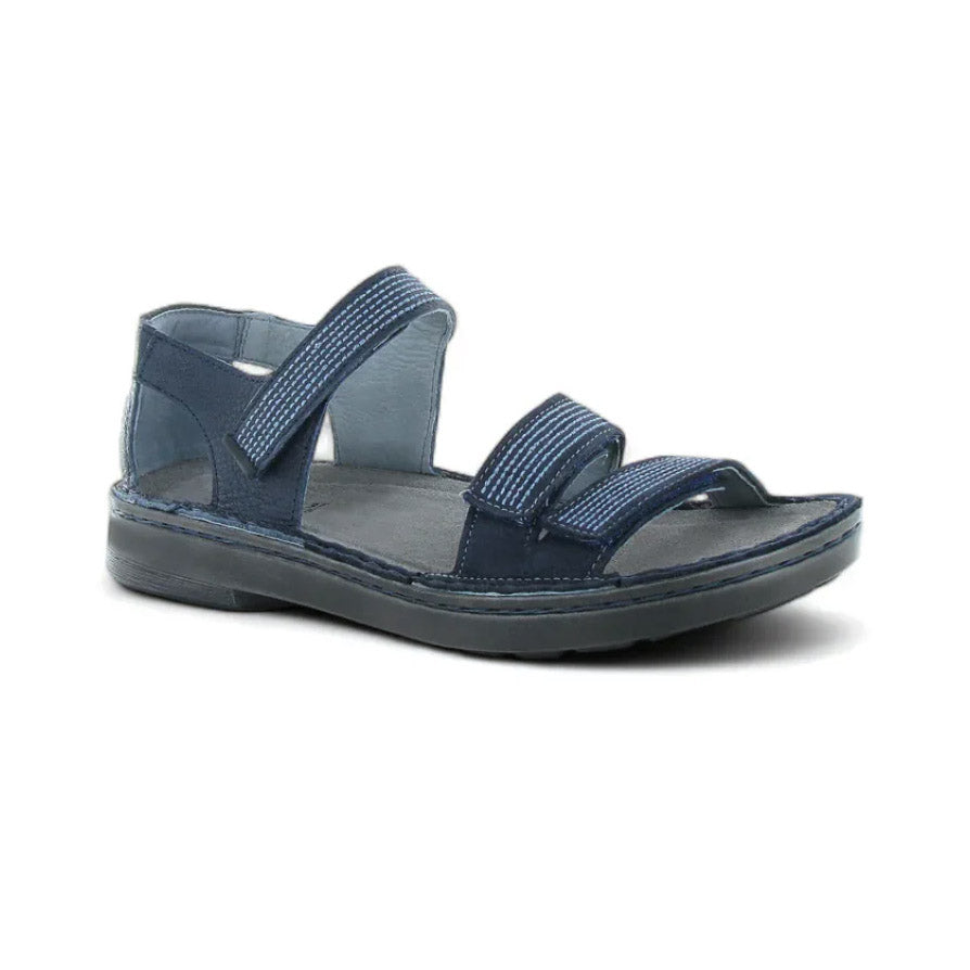 Naot Amarante Open Toe Sandal Womens Shoes Black Navy Multi