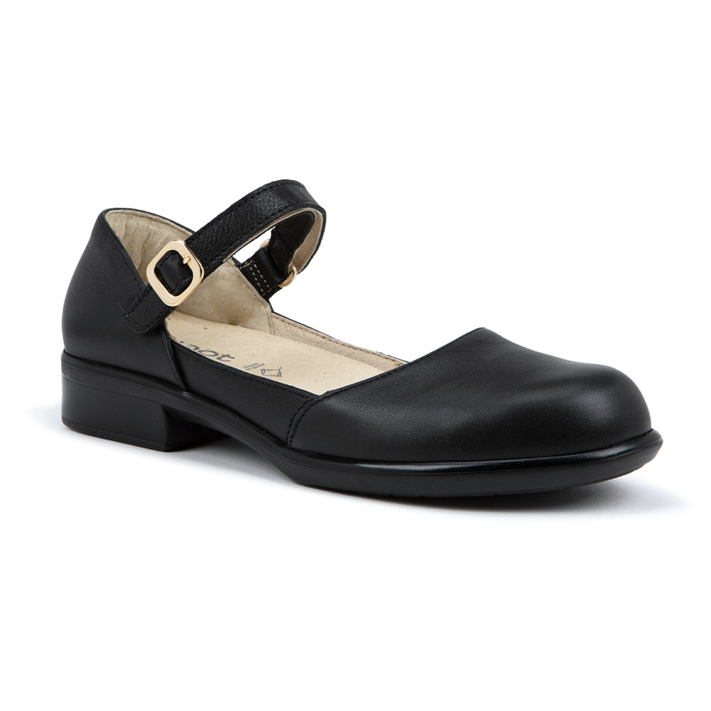 Naot Amihan Leather Small Heel Mary Jane Strap