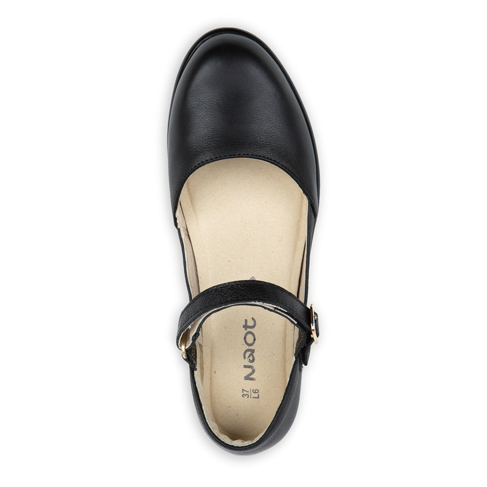 Naot Amihan Leather Small Heel Mary Jane Strap