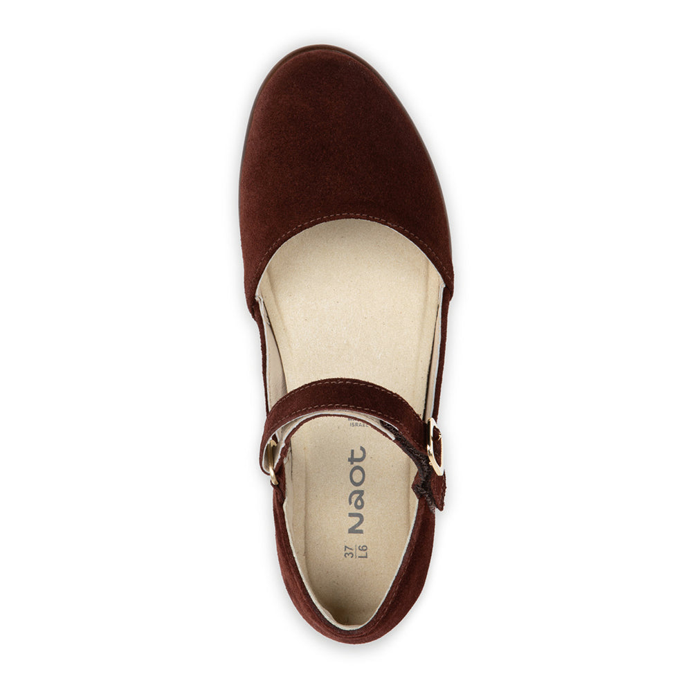 Naot Amihan Leather Small Heel Mary Jane Strap
