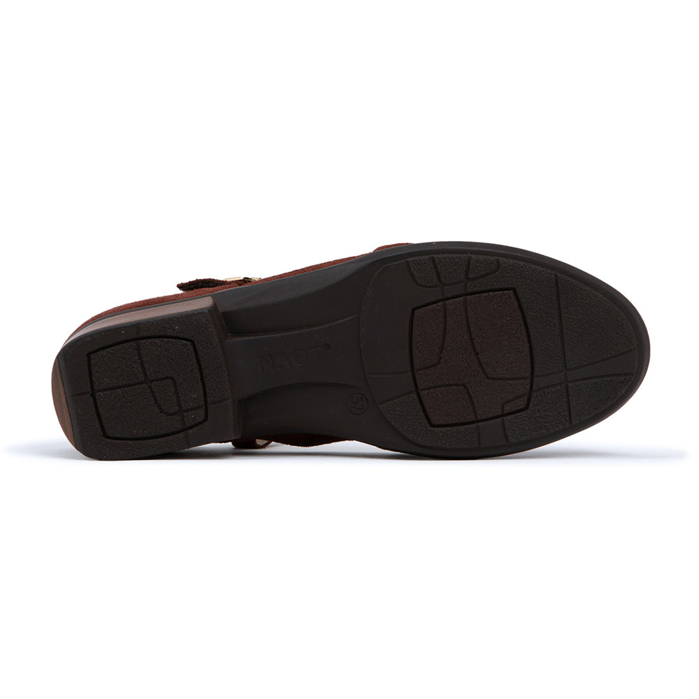 Naot Amihan Leather Small Heel Mary Jane Strap