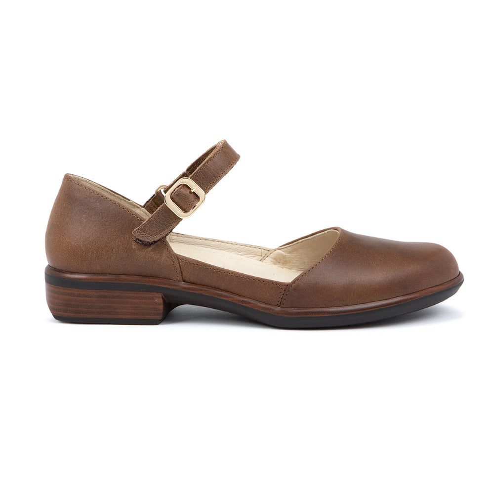 Naot Amihan Leather Small Heel Mary Jane Strap
