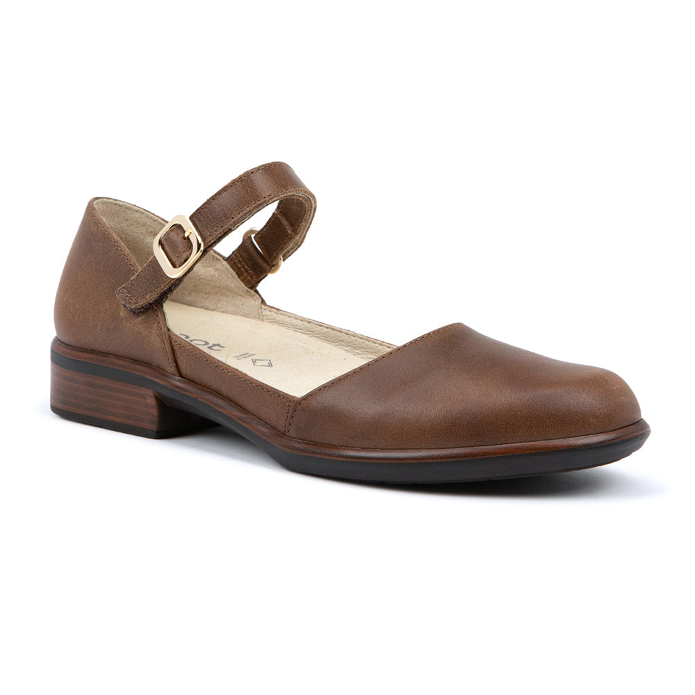 Naot Amihan Leather Small Heel Mary Jane Strap