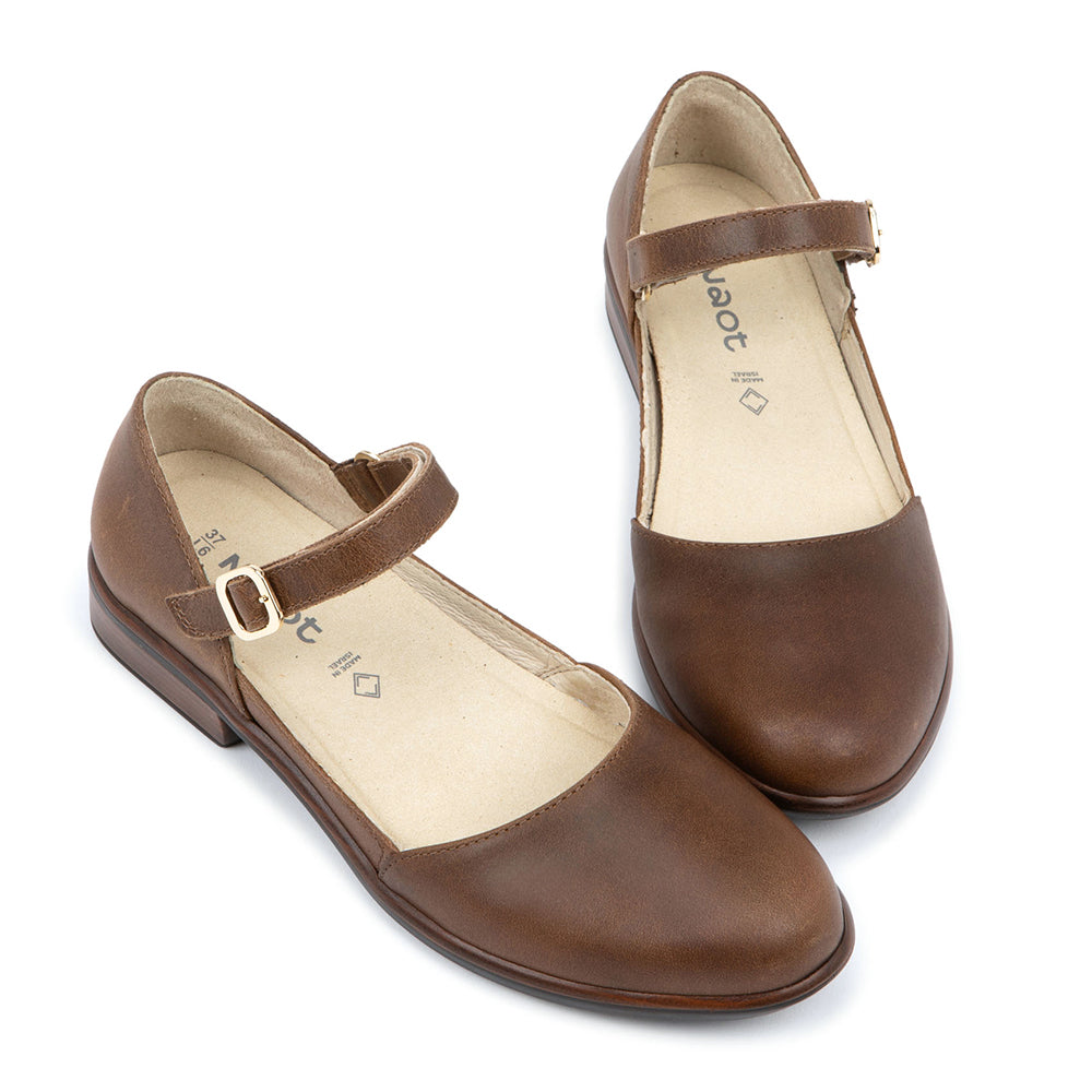 Naot Amihan Leather Small Heel Mary Jane Strap
