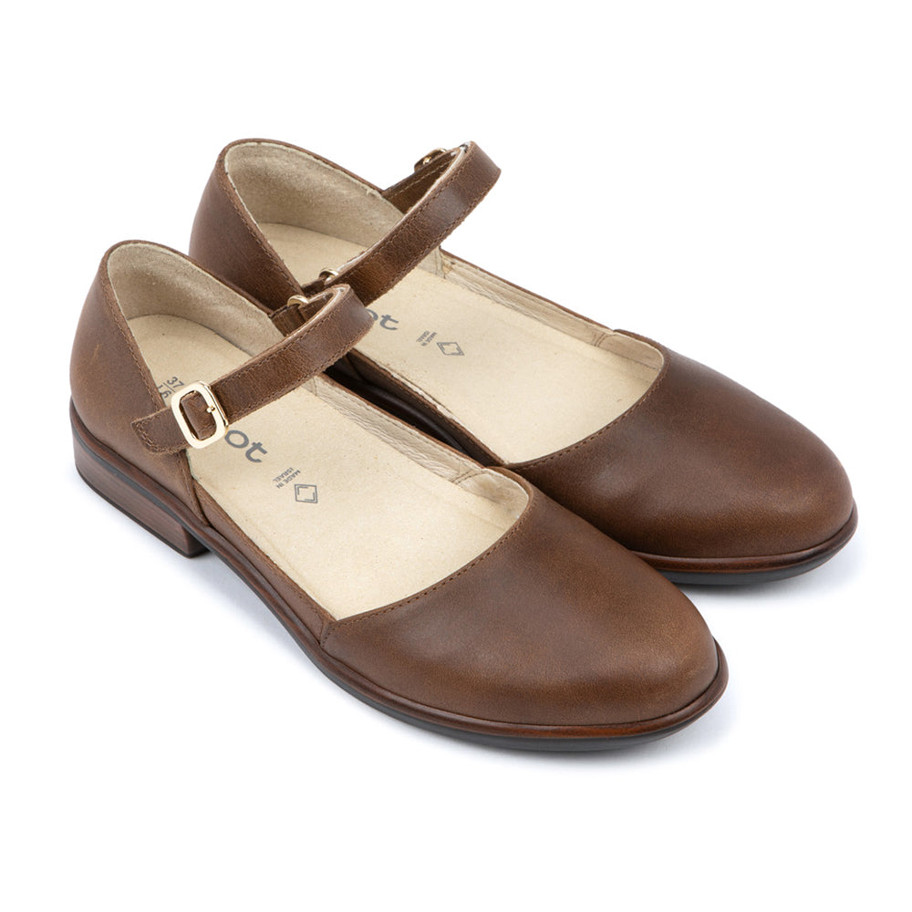 Naot Amihan Leather Small Heel Mary Jane Strap