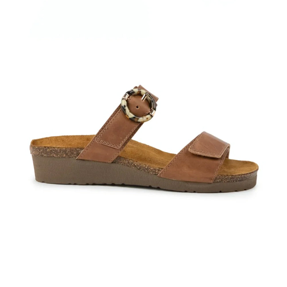 Naot Anabel Leather Slip-On Wedge Sandal | Simons Shoes