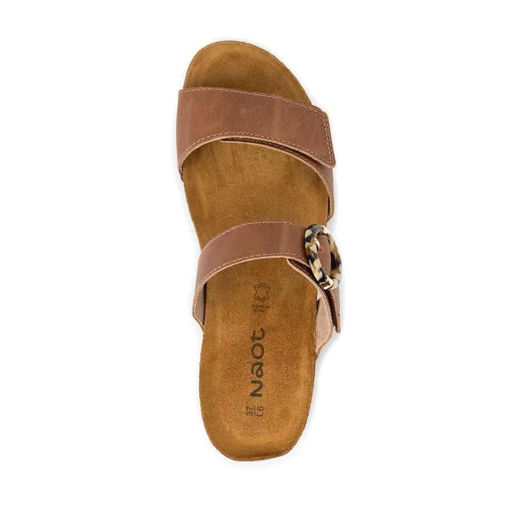 Naot Anabel Leather Slip-On Wedge Sandal | Simons Shoes