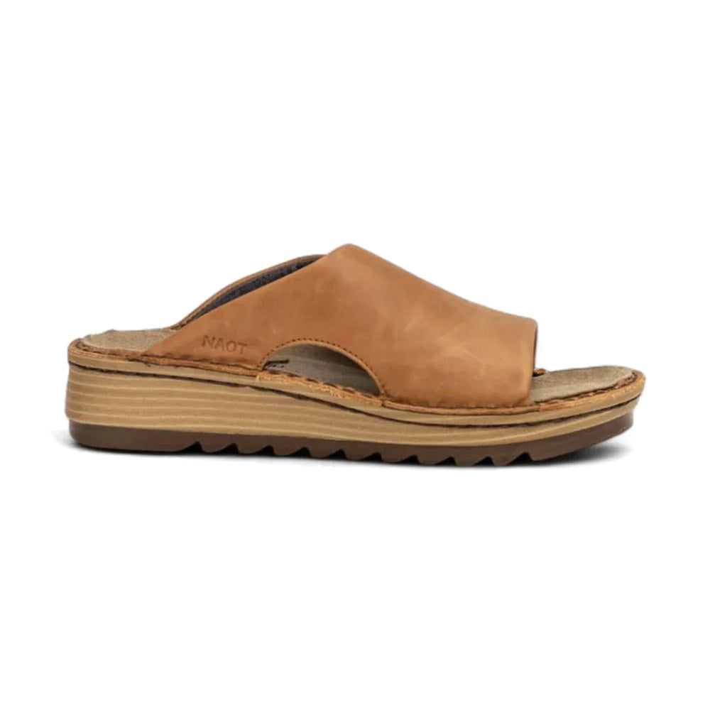 Naot Ardisia Sandal Womens Shoes Latte Brown Leather