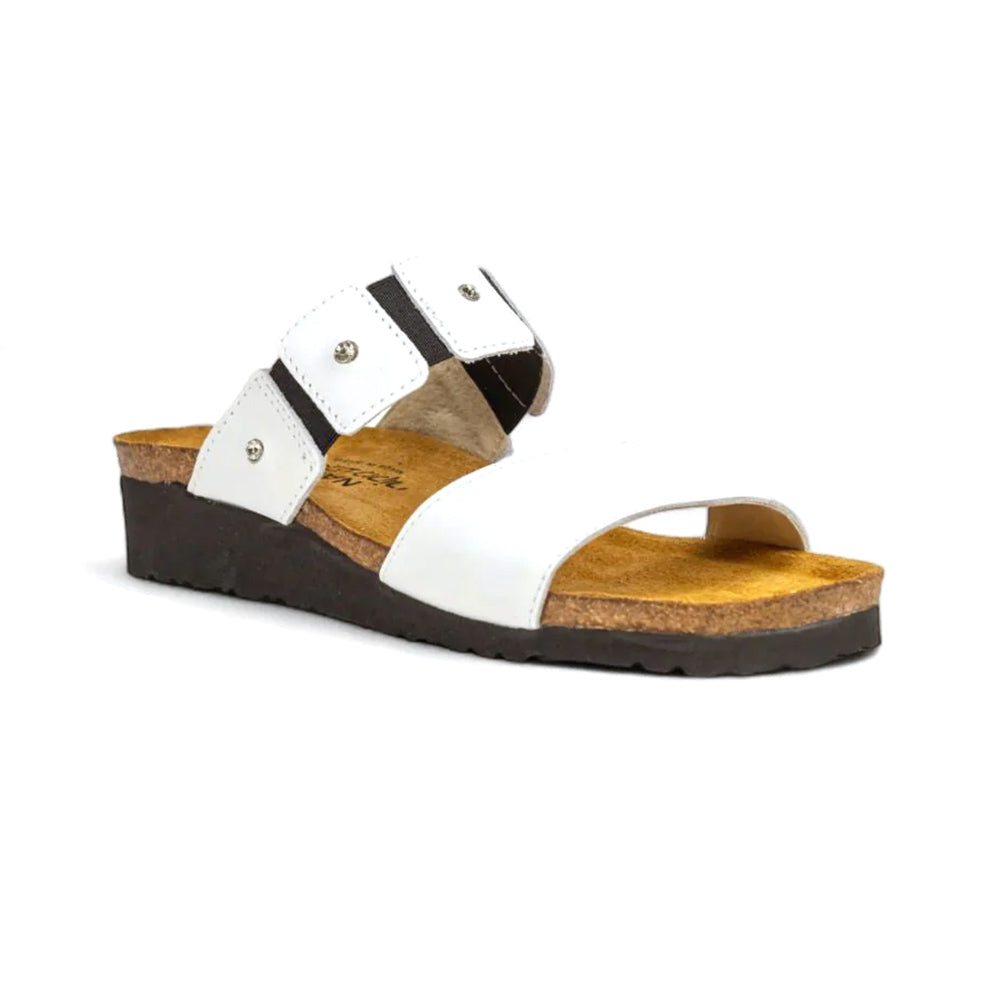 Naot Ashley Sandal (4906) Womens Shoes White Leather