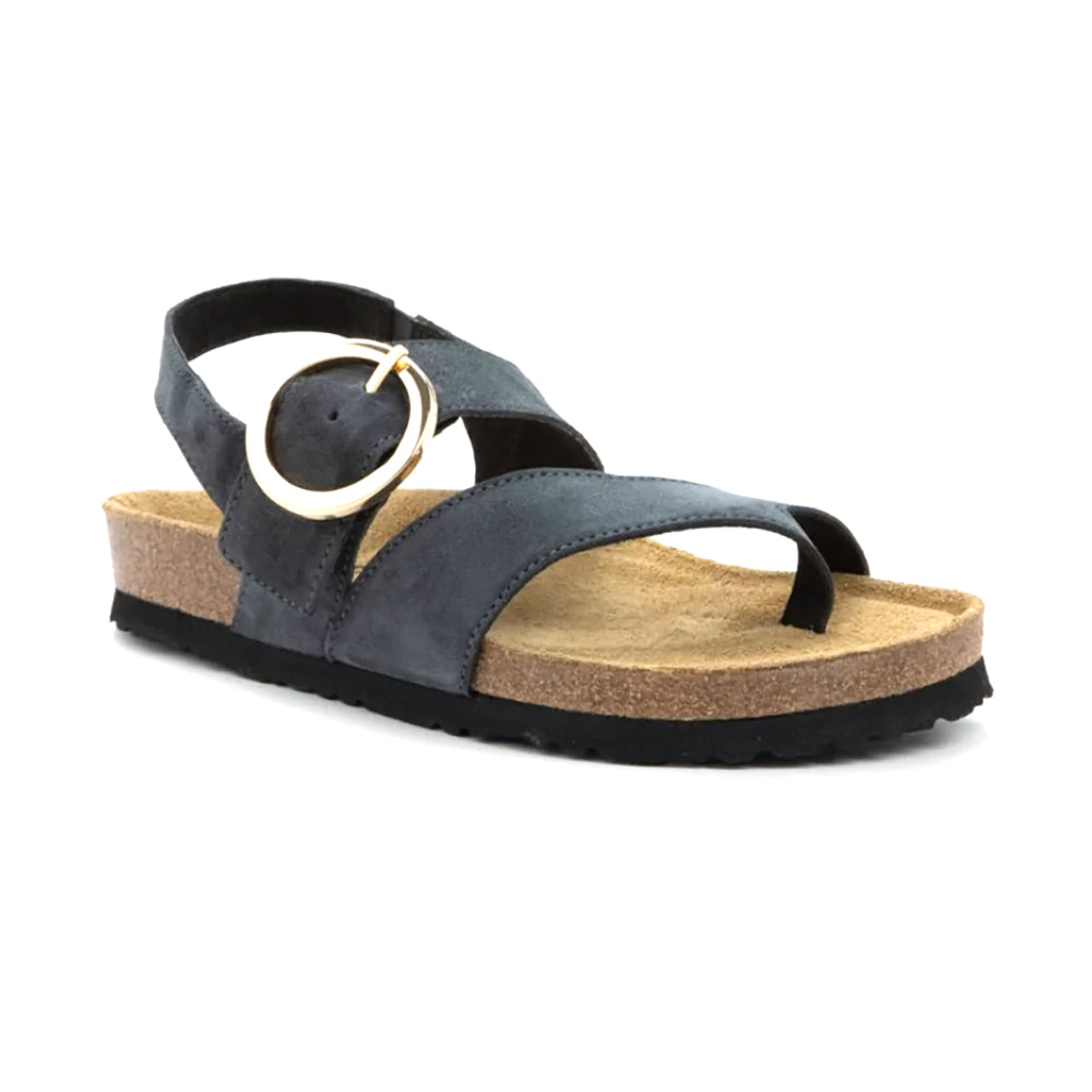 Naot Baltimore Sandal Womens Shoes CHARCOAL SOFT SUEDE