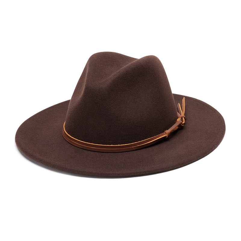Wyeth Billie Fedora Women's Clothing BROWN