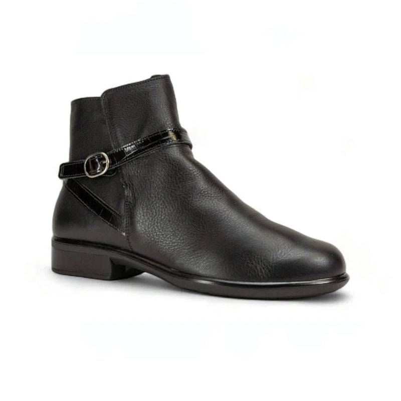 Naot Briza Aura BLACK SOFT LTHR BLK CROC