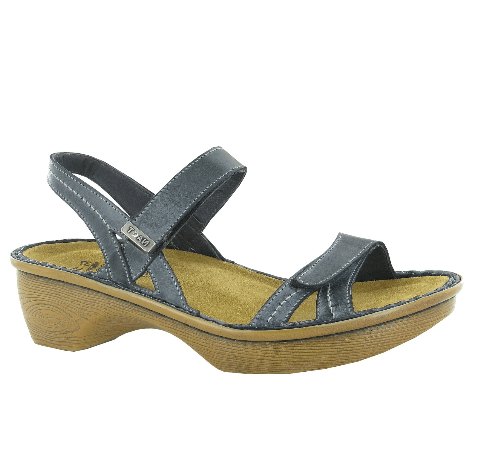 Naot Brussels Sandal Womens Shoes Vintage Ash Leather