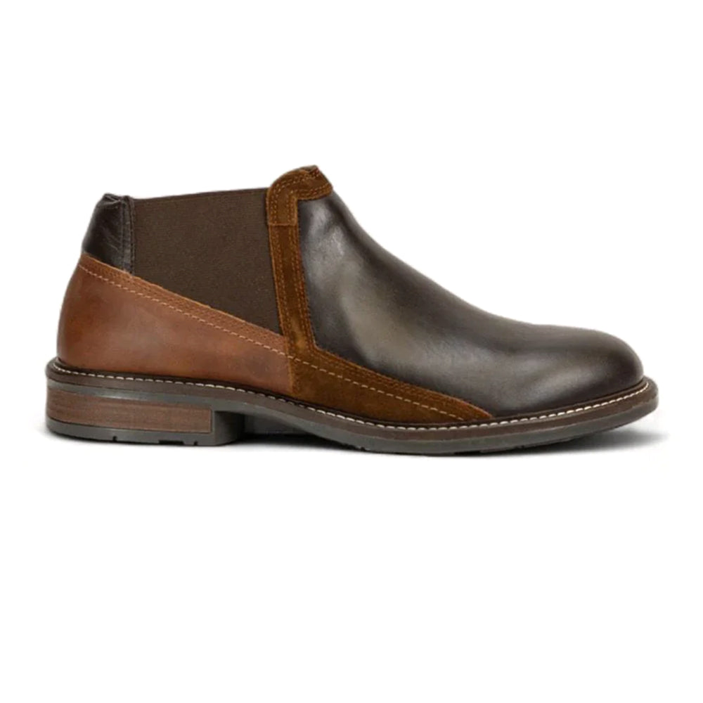 Naot Director Men's Cork Footbed Slip-On Leather Shoe | Simon