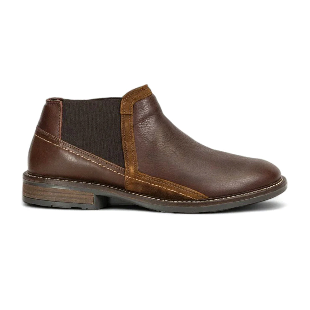 Naot Director Men's Cork Footbed Slip-On Leather Shoe | Simon